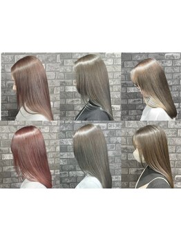 抜群の色モチと透け感カラー◎トレンドを取り入れたこだわりのカラーで、季節に合わせてスタイルチェンジ＊