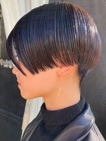 ニュイ(NUIT)&nbsp;大人マッシュショート丸みショート黒髪ショートベリーショート