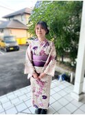 浴衣着付け&ヘアセット