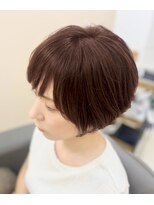 アンジュール コロレ(1//jour colore)&nbsp;スイートクランベリーでウルツヤ感のあるミニーショートに！