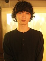 ノラジャーニー(NORA Journey)&nbsp;メンズボブウルフメンズミディアムレイヤーカットメンズウルフ