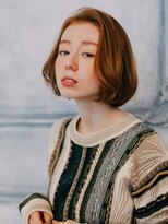 アゲート(Agate)&nbsp;【錦糸町美容院Agate】オリーブベージュ×ガーリーロブヘアh