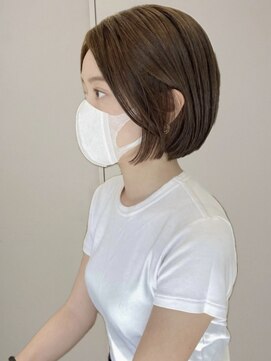 パークレーン アイス イヴェン(park lane ICI yeven) 切りっぱなしボブショート名古屋ボブレイヤーボブ栄矢場町カラー