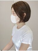 切りっぱなしボブショート名古屋ボブレイヤーボブ栄矢場町カラー