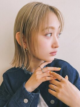 スミス 秋葉原(Smith) 外はねスタイル/大人可愛い/ミルクティーベージュ