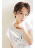 透け感ショート