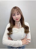 ミルクティーブラウン/シールエクステ/チェリーブラウン