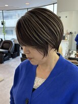 ウル 岡山駅店(ULu.)&nbsp;ハイライトハイトーンダブルカラー20代30代40代前髪ブリーチ