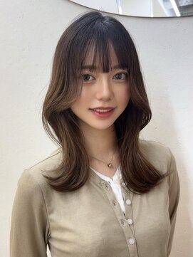ポイントファイブバイソレイユ 藤沢店(.5 by SOLEIL) ヨシンモリ韓国ヘアくびれヘアくびれミディアム韓国レイヤー