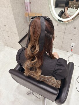 クランリリー 東梅田店(clan lily) ハーフポニーテール