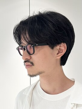 アビーファイブ(ABBEY 5) マッシュセンターパートスパイキーショートメンズカットウルフ