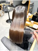 髪質改善で理想の艶髪に◎/髪質改善縮毛矯正