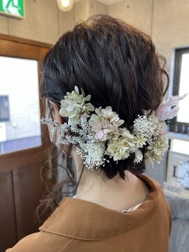 ラグズ 茅ヶ崎(LAGUZ) 【ヘアセット】ギブソンタック風ヘアアレンジ /茅ケ崎