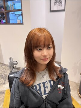 トラ バイ プティパ(Tora by petit pas) ブリーチなしのオレンジカラー！