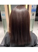 【AIR大阪】栃本優美　お客様ヘア　ウォームブラウン