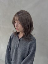 トーン(tone) くすみベージュ/アッシュベージュ/レイヤーカット