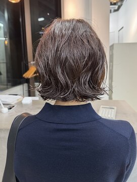 ミィ 表参道(mee.) 似合わせカット ボブパーマ パーマ ミニボブ 切りっぱなしボブ