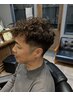 根元ふんわり♪ファイバープレックス◎スペインカール(カット顔剃り込)