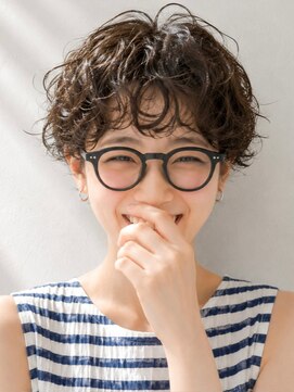 ラレイ ハラジュク(Lalei harajuku) 原宿マッシュショートパーマニュアンスパーマ外国人風パーマ30代