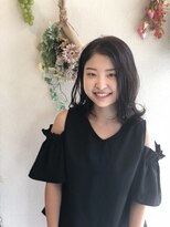 レイビューティー 浜町中央橋店(RAY+beauty)&nbsp;外ハネ　×　ダブルフェイスカラー