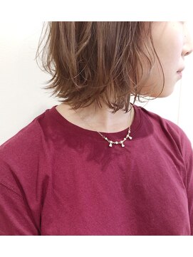 モリオフロムロンドン 大宮店(morio from London) 【morio坪井】ケアブリーチ ×ミルクティーカラー