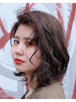 ネイビー グラ ヘアー ストーリー(NAVY gra HAIR STORY) フェミニン×大人ミディアム