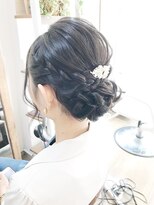 ロカット サロン(Roquat Salon)&nbsp;シニヨンアレンジ　【ヘアアレンジ　立川/立川南/八王子/浴衣】