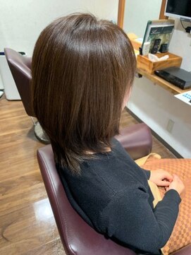 ヘアールーム モテナ(hair room motena) うる艶ブラウンカラー【日暮里駅ｍｏｔｅｎａ美容室】