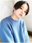 【December】ハンサムショート ことりベージュ ストレートヘア♪