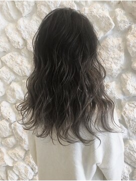 モアナ バイ ヘッドライト 沖縄南風原店(Moana by HEADLIGHT) Moana#デジタルパーマ#大人かわいい#アッシュ#イメチェン