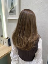 ロンドプランタン 恵比寿(Lond Printemps) 【Lond佐野】ミルクティーベージュ ロングレイヤー ワンカール