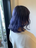 ガリカ シーム(Gallica/SEAM)&nbsp;【Gallica 原宿】外国人風カラー  ネイビーブルー