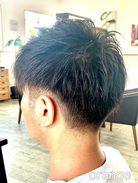 オレンジ(orange) 【orange大分賀来】メンズツーブロックスタイル