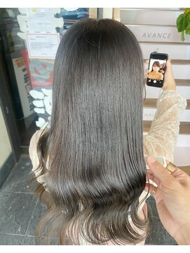 アヴァンス 天王寺店(AVANCE.) 艶感のあるカラー×髪質改善カット×髪質改善カラー