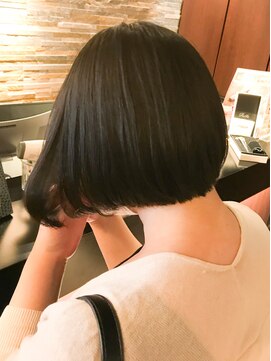 オーガニックサロン フェイス 梅田店(organic salon face) 20代30代40代大人可愛いぱつっとボブ