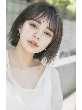 ガーデン タチカワ(garden tachikawa) 暗髪×ロブ×シースルーバング×フレンチガーリー