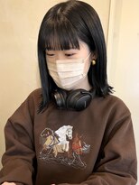 ヒート バイ アンカットラウンジ 渋谷(HEAT by UNCUT&LOUNGE)&nbsp;ダブルカラー/インナーカラー/ケアブリーチ/黒髪［渋谷］