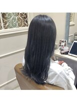 フレーム へアアンドトリートメント 天王寺北口店(FRAME)&nbsp;[FRAME 天王寺北口店] 艶カラー透け感ブルーブラック