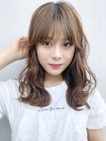 アイティーバイアルバム 下北沢店(IT by ALBUM)&nbsp;ウェーブスパイラル_ツートンカラーアースカラーくびれヘア_7912