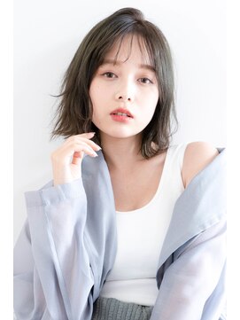 フレイムス ヘアアンドリラックス 大宮東口店(Frames) シースルーバングロブ【フレイムス大宮】
