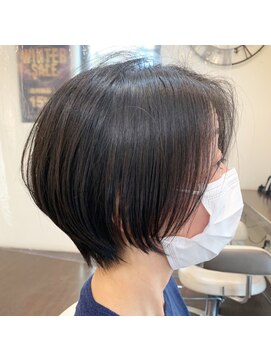 マーズソレイユラモード(mars soleil la mode) 大人可愛い20代30代40代前下がりショートボブ丸みショート◎