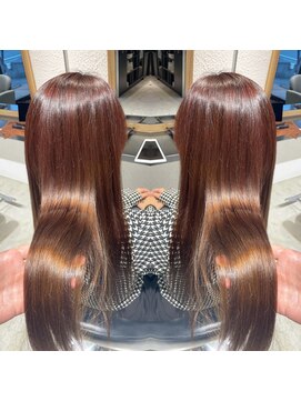 グロー(glow) 髪質改善HITAトリートメント/カット/カラー