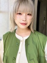 リコバイアフロート(riko by afloat)&nbsp;【森】ハイトーン/外ハネボブ/フェイスレイヤー/ブリーチ