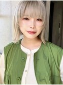 【森】ハイトーン/外ハネボブ/フェイスレイヤー/ブリーチ