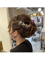 フィゼル 福島店(fizelle)&nbsp;編み込みシニヨン