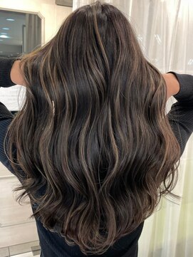 ジルブラン(JIL BLAN) ハイライトバレイヤージュダブルカラー20代30代40代グレージュ