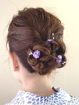 リノヘアー 上板橋(LINO HAIR) 華やかアップ　[浴衣着付&アップ] ￥6500～