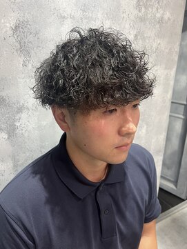 サイファー 心斎橋(CIPHER.) メンズスパイラルパーマ2