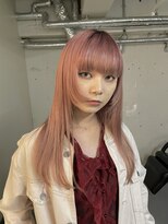 ノラ シブヤ(NORA) デザインカラーシャドールーツカラー裾カラーレイヤーカット