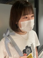 ヴォロ 佐賀(VoLo)&nbsp;切りっぱなしボブ/美髪/ピンクブラウン[佐賀駅]